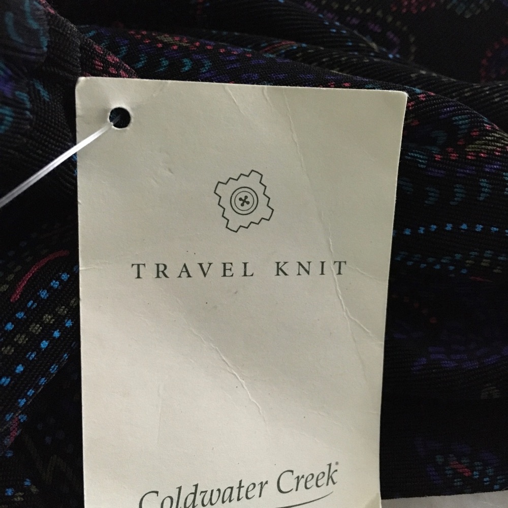 NWT COLDWATER CREEK RETRO PAISLEY PANTS - Picture 7 of 9